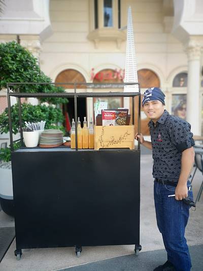 Businesses have enjoyed an increase in sales due to the three-day weekend, says Roshan Nagarkoti, assistant manager of Nando’s in Al Qasba.
