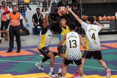 The basketball competition is a major draw card at Sole DXB


