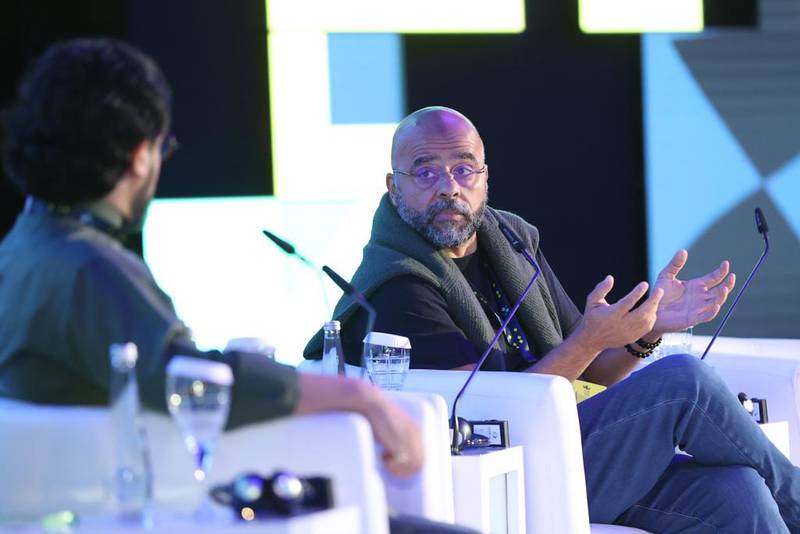 Mo Gawdat at the International Congress of Arabic Publishing and Creative Industries event in Abu Dhabi. Photo: Arabic Language Centre