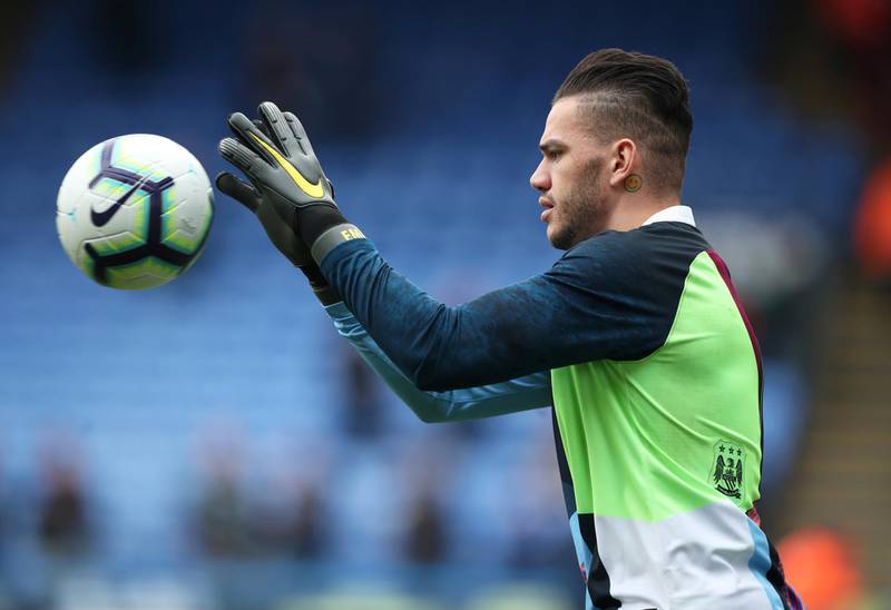 Manchester City goalkeeper Ederson. Reuters