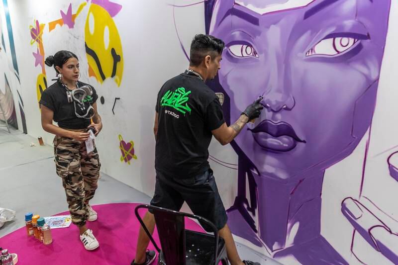 While the graffiti corner has always been a central element of the fair, Urban Art DXB is expanding this year with performances and competitions.
