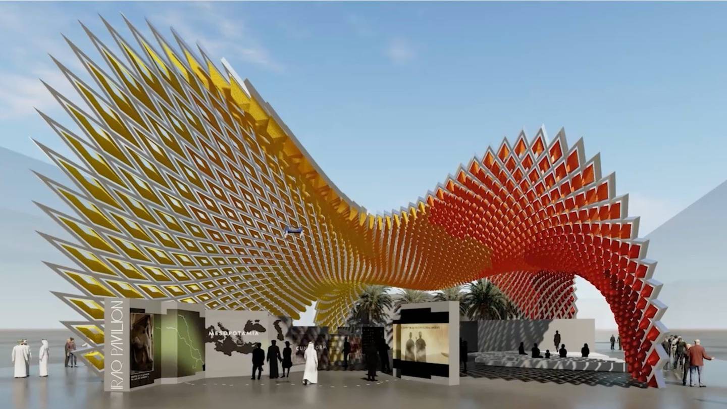 Iraq's pavilion at Expo 2020 Dubai. Photo: Expo 2020 Dubai
