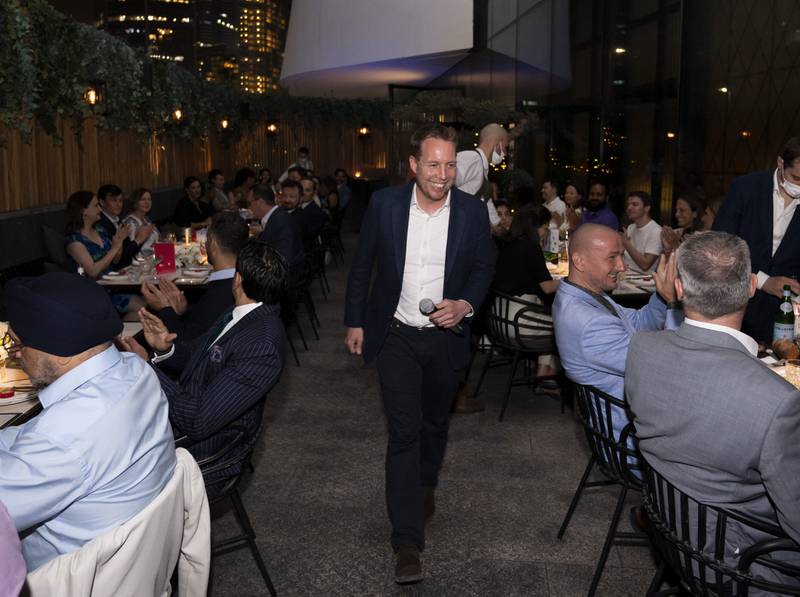 London Technology Club has hosted its first event in the emirate, with 70 guests. Photo: LTC