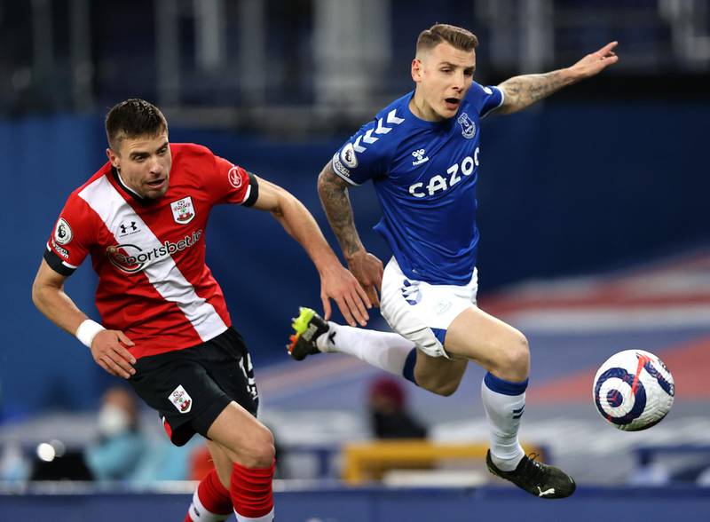 Lucas Digne 6 – Was strong in the challenge defensively and looked dangerous when running at Bednarek. His crosses caused the Southampton defence problems. He was lucky to avoid a yellow card in the second half. Reuters