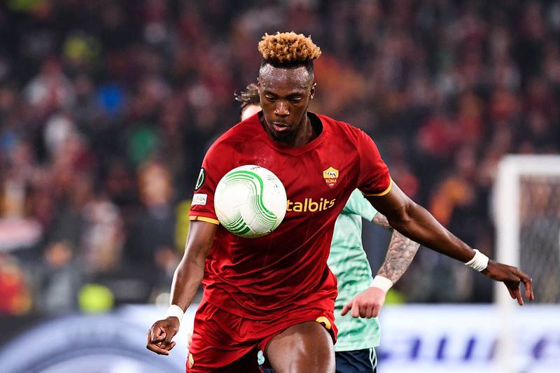 Roma forward Tammy Abraham in action. AFP