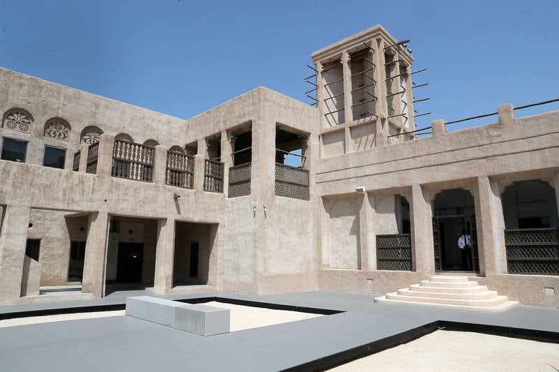 Al Maktoum Residence served as the Dubai ruling family's home from 1896 to 1958. Pawan Singh / The National

