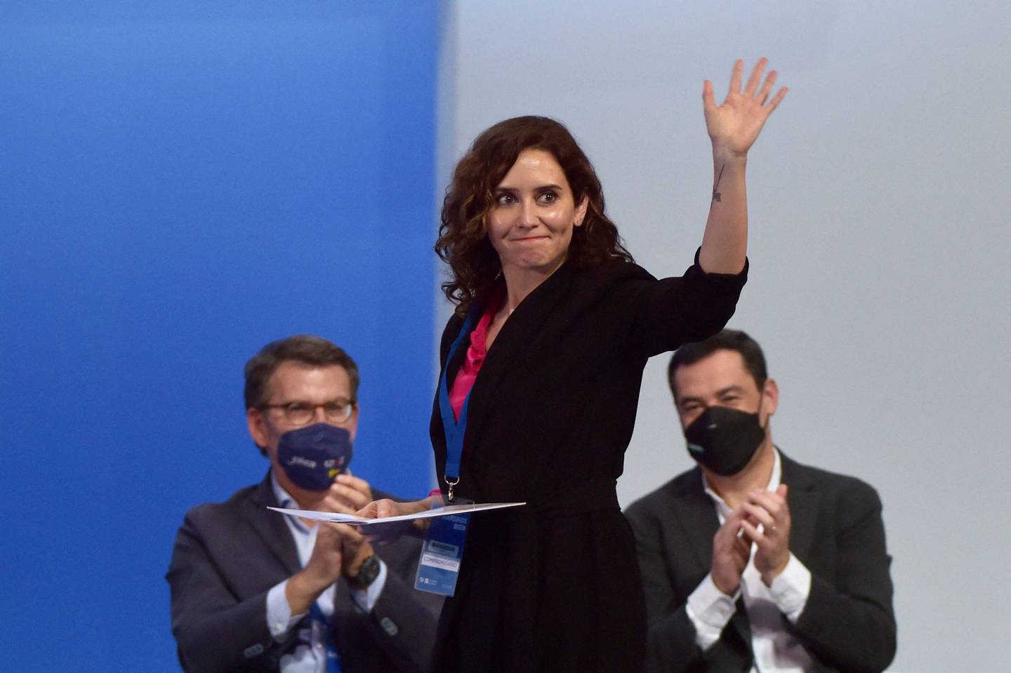 Madrid's regional leader Isabel Diaz Ayuso opposed the energy-saving plans for her region. AFP 