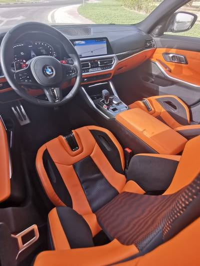80s BMW with Louis Vuitton Seats 