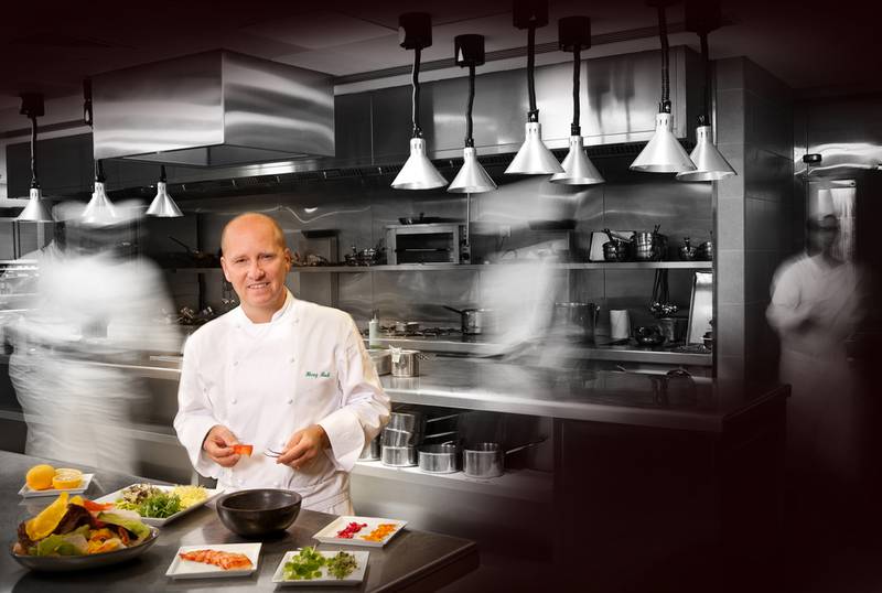 Heinz Beck, the executive chef at La Pergola in Rome. Courtesy Dubai Food Festival 