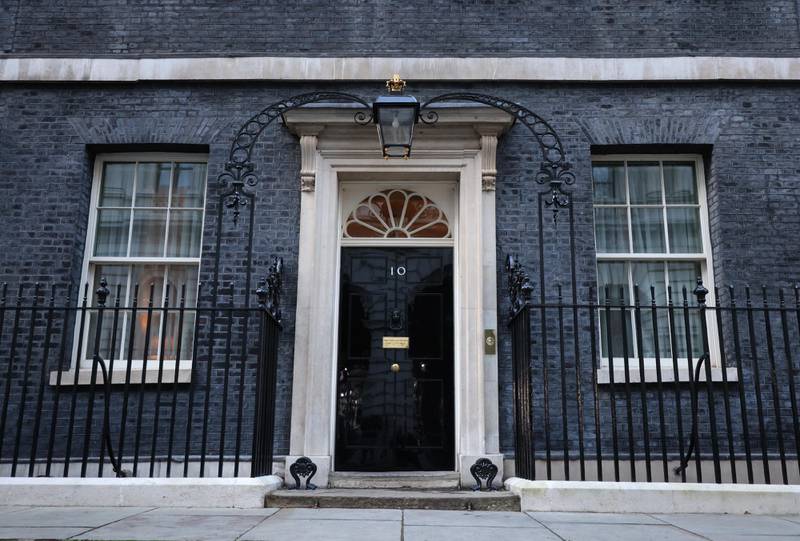 Number 10 Downing Street, London, the official residence and office of Prime Minister Boris Johnson whose inner circle has been rocked by a host of resignations after four senior aides quit on Thursday. Picture date: Friday February 4, 2022. PA