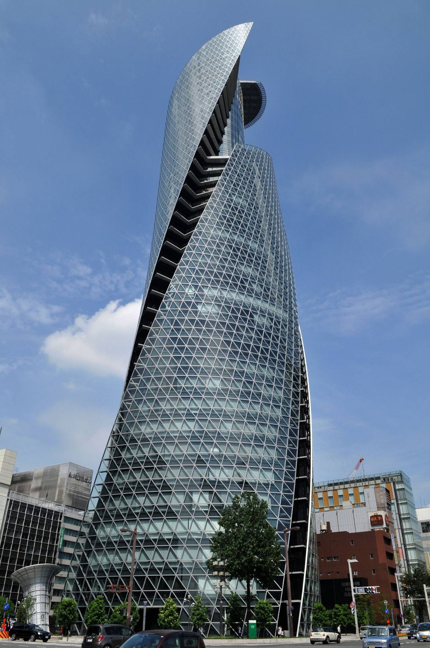 Japan's Mode Gakuen Spiral Towers have a double-glazed airflow window and natural ventilation system. Getty Images
