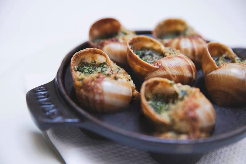 LPM snails with garlic butter. Courtesy La Petite Maison Dubai *** Local Caption ***  al14fe-Top-10-4-La-Petite-Maison-Dubai.jpg