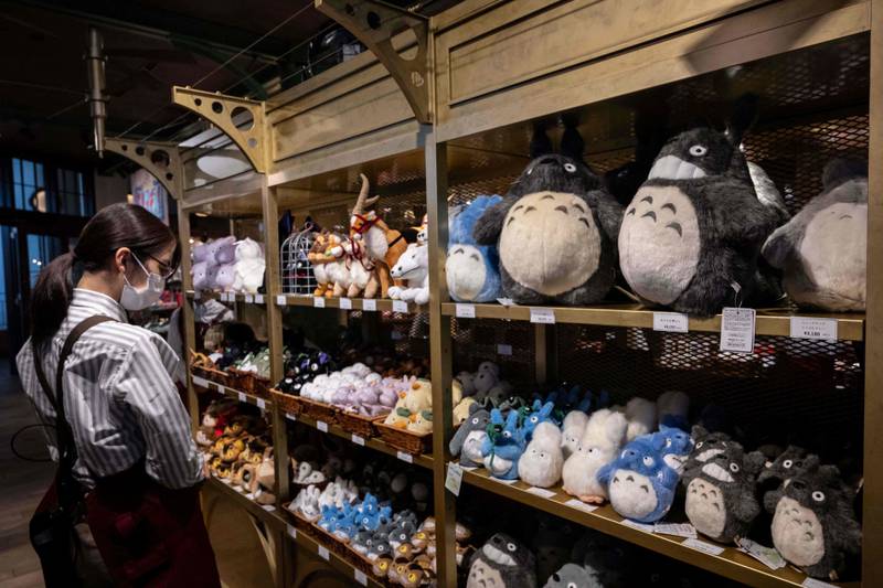 A gift shop in Ghibli's Grand Warehouse. AFP