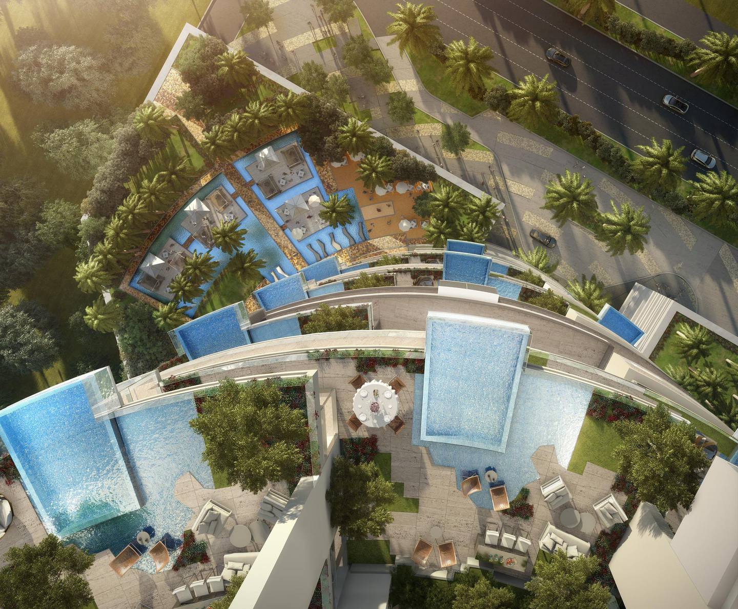 Five Jumeirah Village Dubai will feature a whopping 271 swimming pools. Courtesy Five Hotels and Resorts