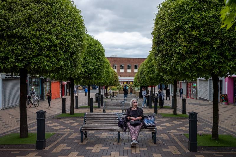 A view of Wakefield town centre. Politicos are watching the town's coming by-election as an indicator of how Boris Johnson's 'partygate' travails may be affecting his party's prospects at the ballot box. Getty Images