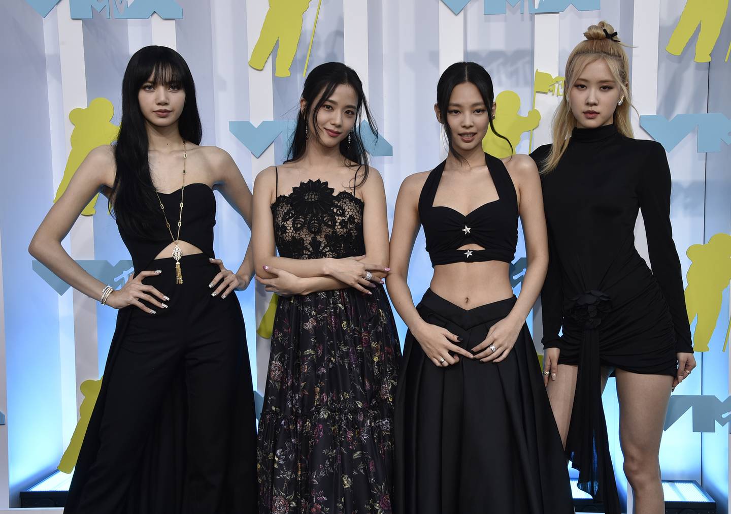 K-pop stars Blackpink, from left, Lisa, Jisoo, Jennie and Rose. AP Photo