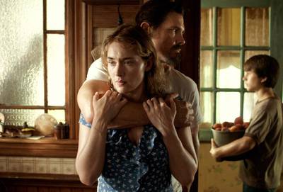 Left to right, Kate Winslet as Adele, Josh Brolin as Frank and Gattlin Griffith as Henry in Labor Day. Dale Robinette / Paramount Pictures