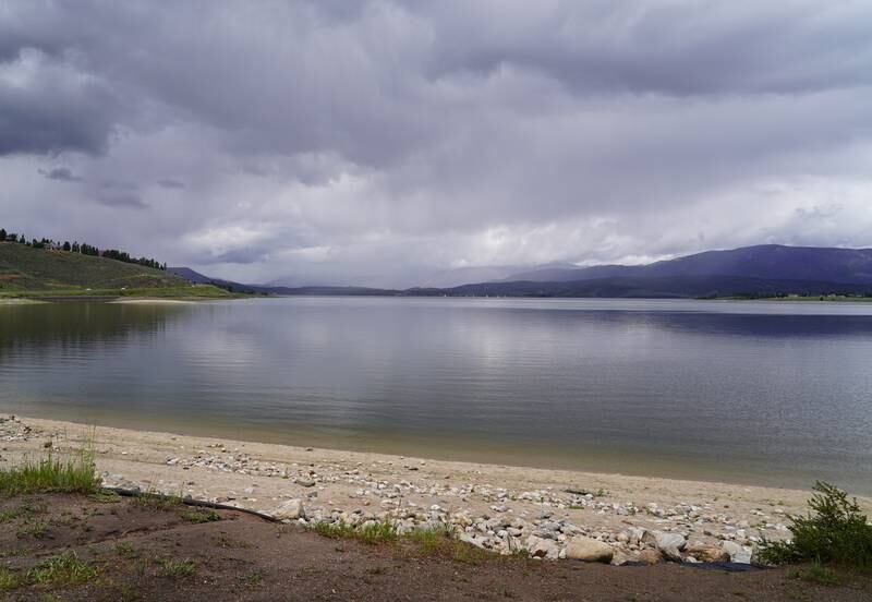 Lake Granby in Colorado is part of the headwaters that feed the Colorado River.