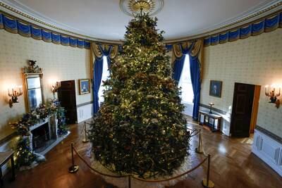 President Joe Biden and first lady Jill Biden will host many holiday receptions and events in the lead-up to Christmas. Reuters