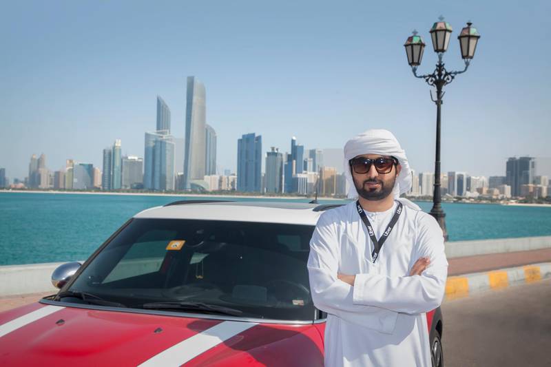 Abed Al-Blooshi is the first Emirati to take to the roads for Uber. 