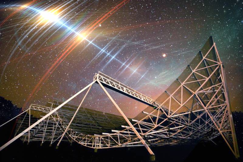 Researchers have detected a 'fast radio burst' from a distant galaxy. PA