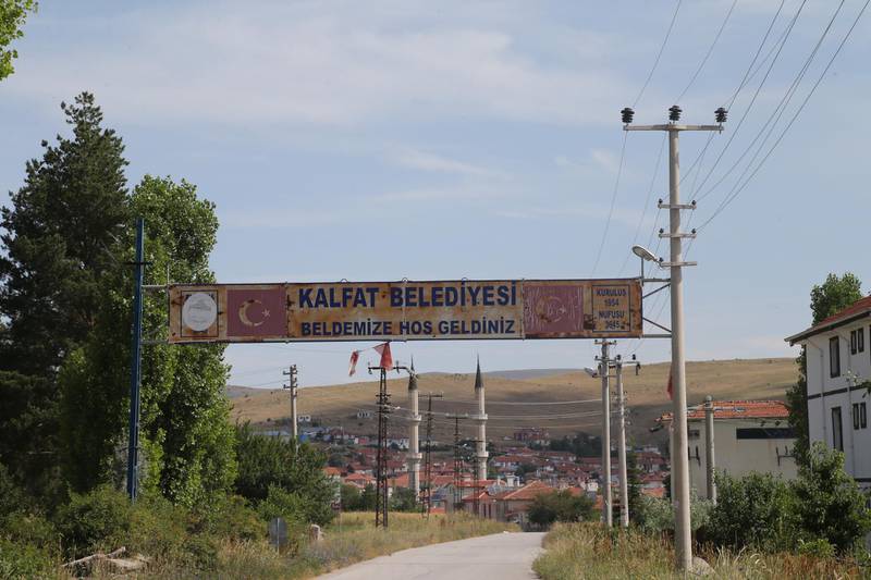The road into Kalfat, a small village in Turkey's Anatolian plateau EPA Special Commission
