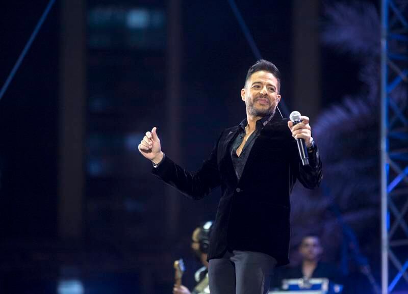 Egyptian singer Mohamed Hamaki was the other act at the concert.