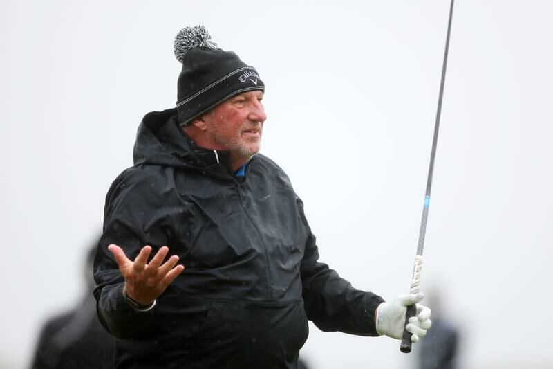 Lord Ian Botham on day two of the Alfred Dunhill Links Championship in St Andrews. Getty