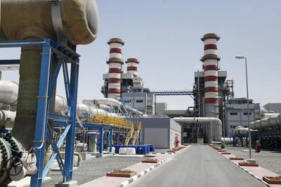 The UAE is the second largest producer of desalinated water in the world. Sarah Dea / The National



