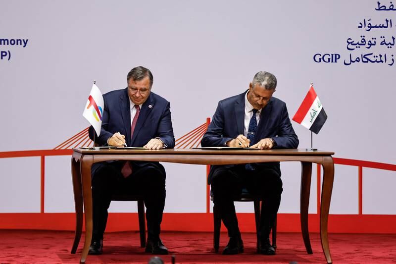 L’Irak signe un accord énergétique de 27 milliards de dollars avec le français TotalEnergies