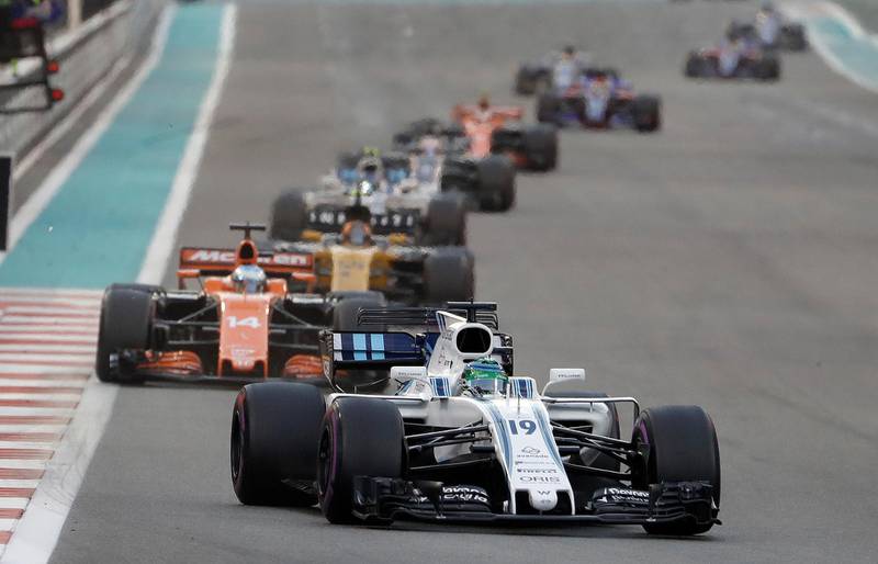 Williams driver Felipe Massa in action during the Abu Dhabi Grand Prix. Luca Bruno / AP Photo