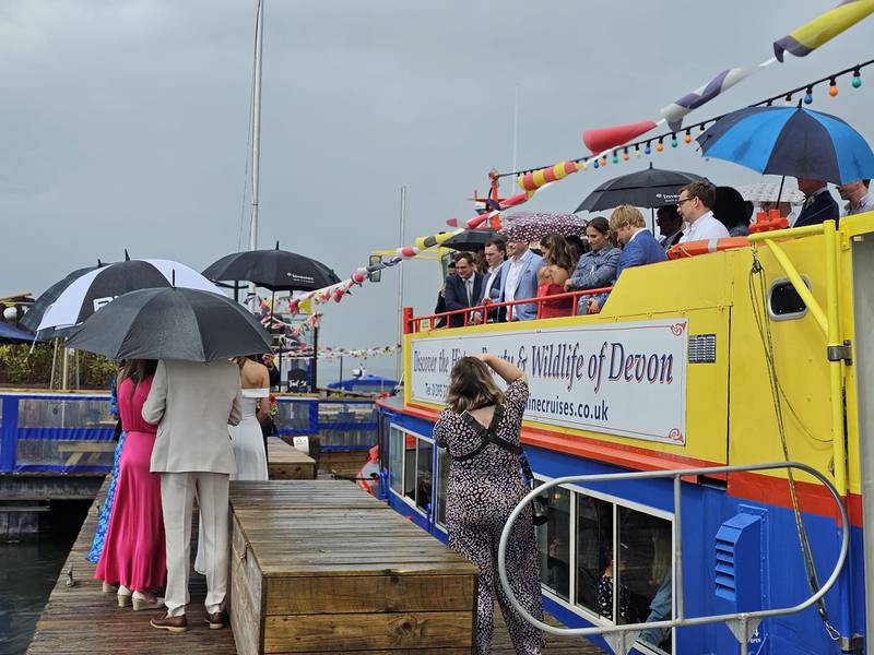 'We never cancel coastal cruises due to rain,' says the marketing director of Stuart Line Cruises in Devon. Photo: Lauren Clark