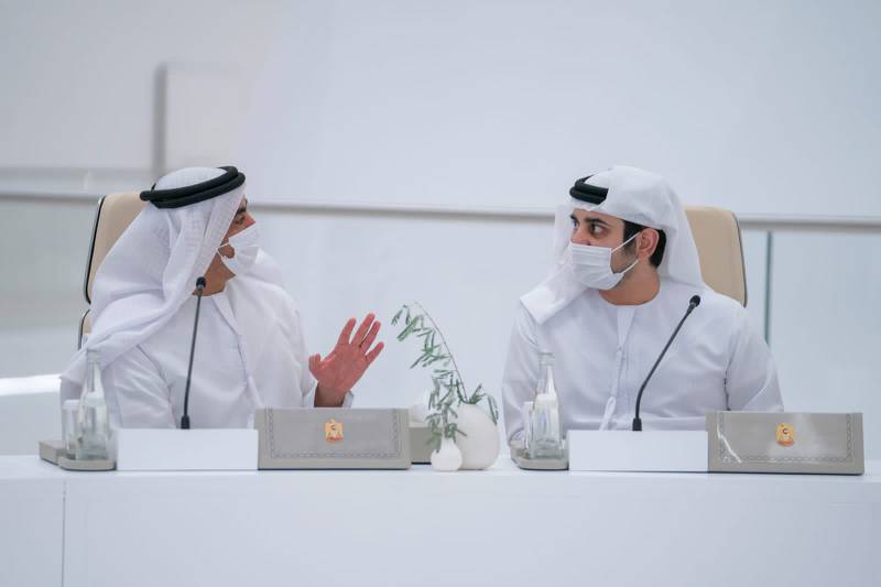 Sheikh Mohammed praised the UAE for being the best in the Arab world for its financial stability and for education in science and mathematics.