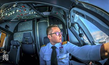 Karim Nafatni, Air Arabia pilot and amateur photographer behind Dub-eye in the Sky