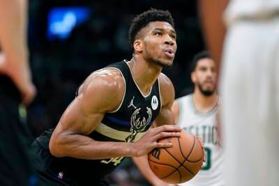 Milwaukee Bucks forward Giannis Antetokounmpo will be part of the squad to take on the Atlanta Hawks in two pre-season games in Abu Dhabi in October. AP Photo
