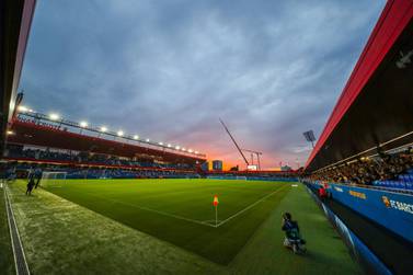 BARCELONA, SPAIN - AUGUST 27: Genral view of the stadium prior a friendly match between FC Barcelona U19 and Ajax U19 at the new Johan Cruyff stadium on August 27, 2019 in Barcelona, Spain. (Photo by David Ramos/Getty Images)