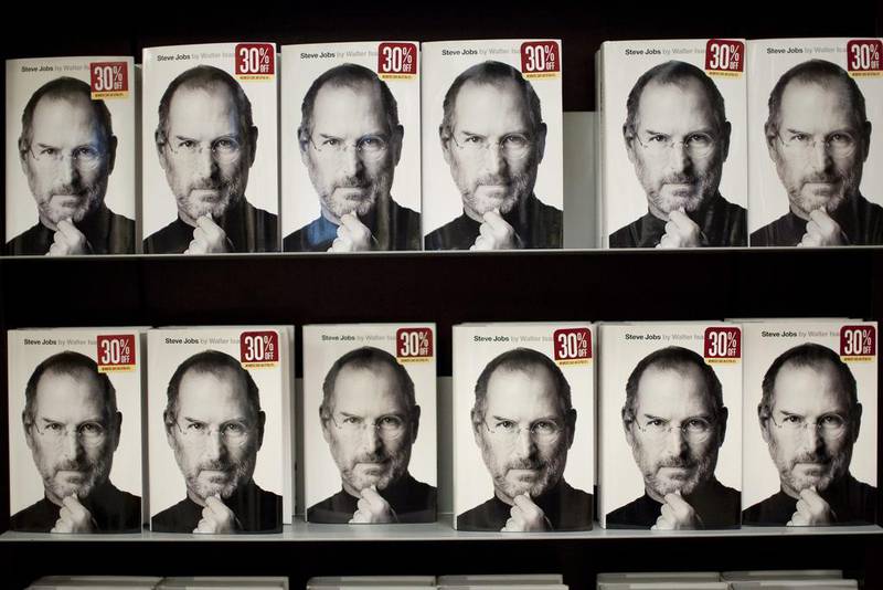 A reader says some writers tend to mix fiction with the truth when telling the stories of popular personalities such as Steve Jobs. Scott Eells / Bloomberg News