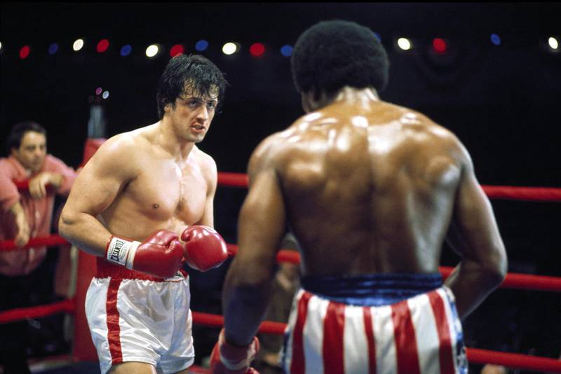 Sylvester Stallone in Rocky. Courtesy Metro-Goldwyn-Mayer and United Artists