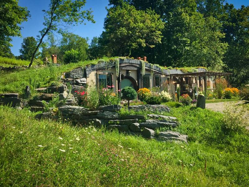 This hobbit house in Vermont has been a labour of love. Photo: Cynthia Clayton