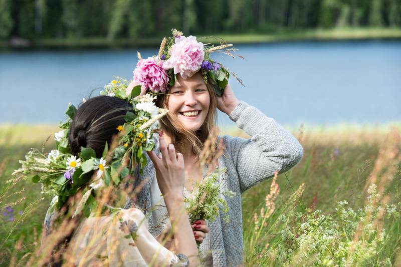 Sweden celebrates its annual midsummer festival every June. Photo: Anna Hallams
