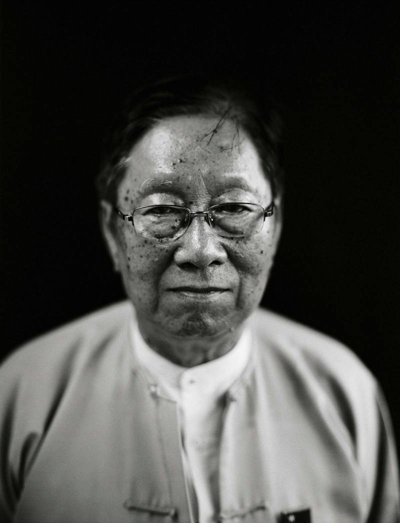 Yangon, 2012. National League for Democracy campaign manager. Advisor to Aung San Suu Kyi. Elected MP, 3 years in prison. Photo by Chris Bartlett