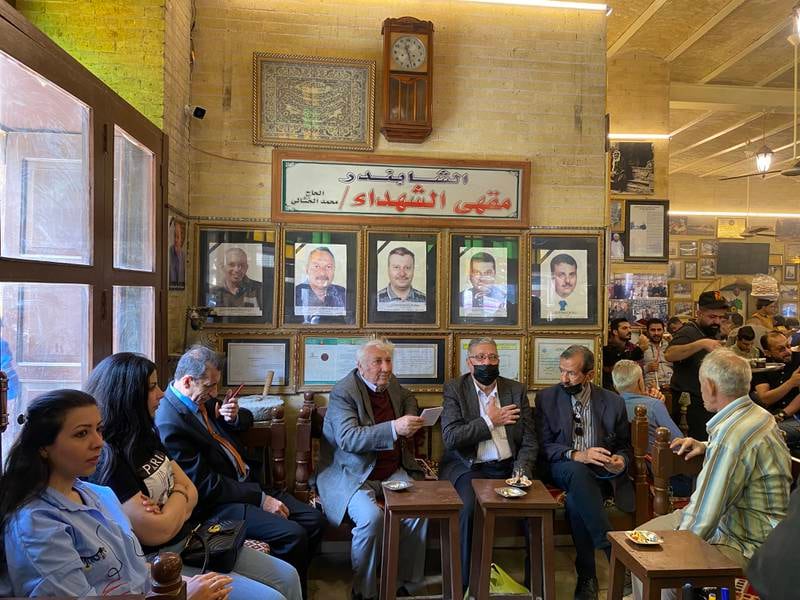 Baghdad's Shahbandar cafe. Photo: Emma Sky