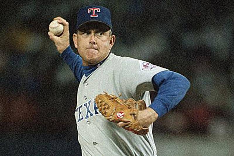 The long career of Ranger right-hander Nolan Ryan, who had