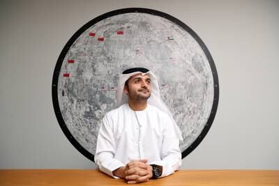 Dr Hamad Al Marzooqi, project manager of the Emirates lunar mission. Chris Whiteoak / The National 