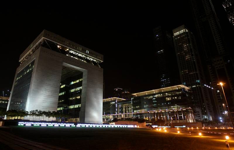 DUBAI, UNITED ARAB EMIRATES Ð Dec 8: View of the Dubai International Financial Centre in Dubai. (Pawan Singh / The National) For Stock *** Local Caption ***  PS0612- DIFC04.jpg