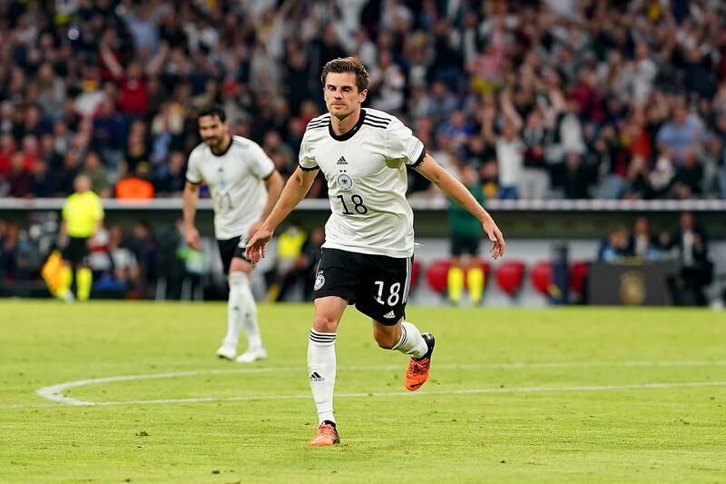 Jonas Hofmann 8 - The midfielder received a pass from Kimmich a couple of yards inside the England penalty area, controlled and swivelled all in one movement before smashing the ball past Pickford. Caused England’s defenders problems all night with his well timed forward runs from midfield. Getty Images
