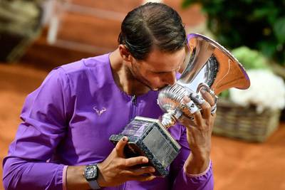 Rafael Nadal beats Novak Djokovic to win 10th Italian Open title