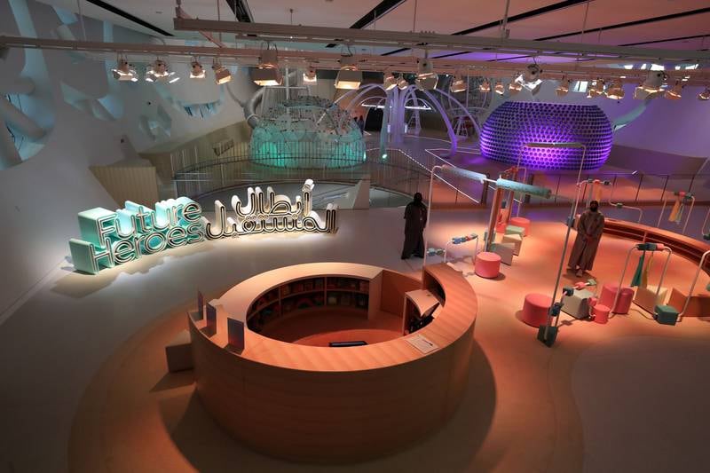 The Future Heroes floor has been designed for children under the age of 10 to stimulate scientific curiosity.
