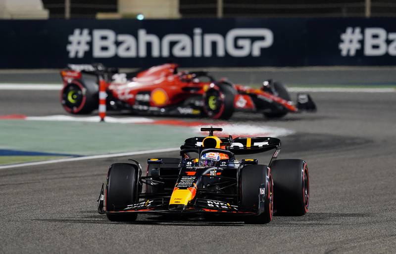 Red Bull's Max Verstappen during the Bahrain Grand Prix. PA