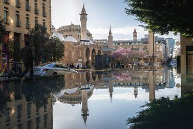 The Amir Assaf Mosque and Al Omari Grand Mosque located on Waygand Street in downtown Beirut, Lebanon. A faster recovery in the Mena region's tourism sector from the Covid-19 pandemic hinges on rapid advancements in vaccine distribution, the IIF said. Alamy. 
